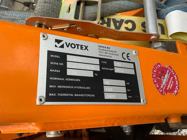 2016 votex jumbo 150 klepelmaaier - afbeelding 14 van  14