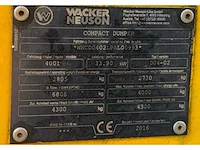 2016 wacker neuson 4001 / d04-02 knik dumper - afbeelding 17 van  24