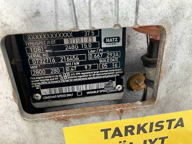 2016 wacker neuson dpu6555heh trilplaat - afbeelding 10 van  10