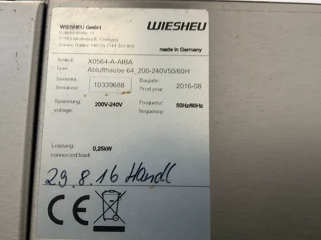 2016 wiesheu euromat 64s bakkerijoven - afbeelding 6 van  9