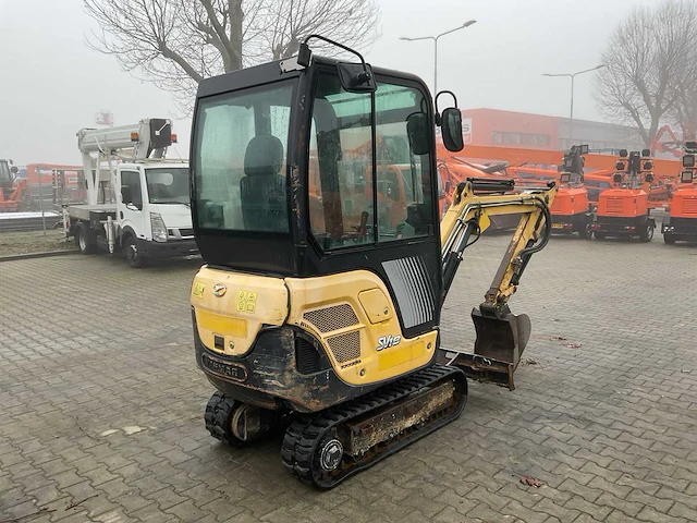 2016 yanmar sv18 mini graafmachine - afbeelding 23 van  30