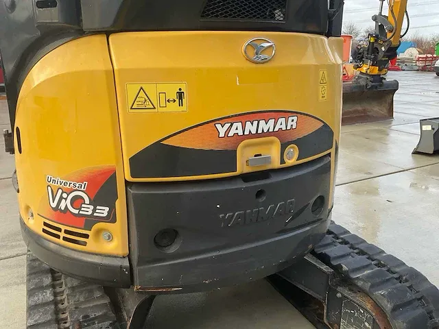2016 yanmar vio33-u minigraafmachine - afbeelding 11 van  28