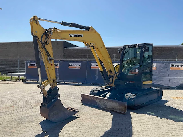 2016 yanmar vio80-u midi rupsgraafmachine binnendraaier - afbeelding 1 van  31