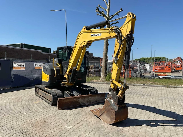 2016 yanmar vio80-u midi rupsgraafmachine binnendraaier - afbeelding 12 van  31