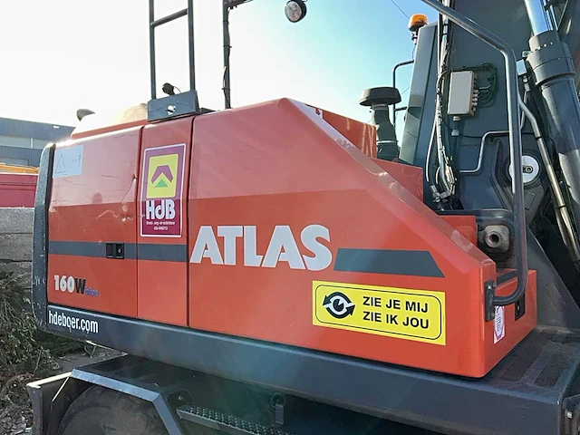 2017 atlas 160w banden graafmachine - afbeelding 13 van  48