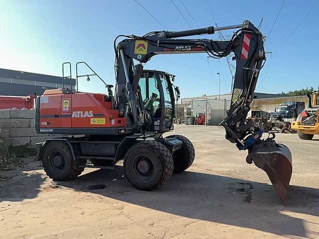 2017 atlas 160w banden graafmachine - afbeelding 23 van  48