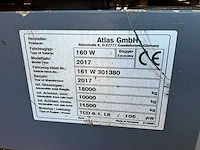 2017 atlas 160w banden graafmachine - afbeelding 43 van  48
