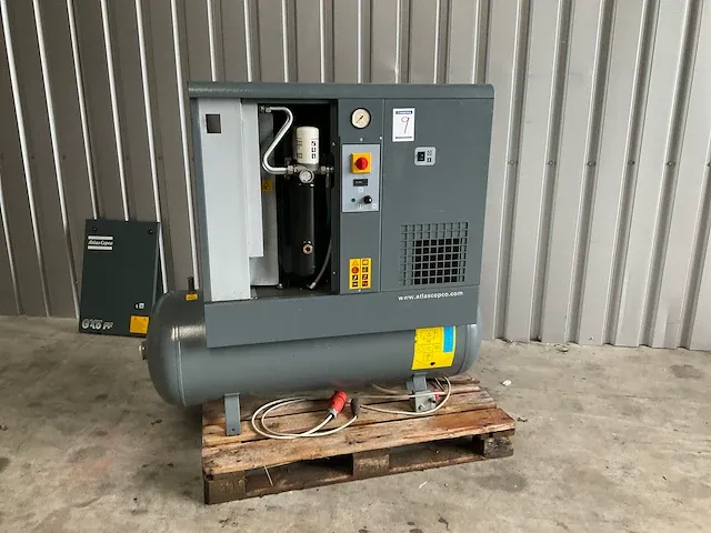 2017 atlas copco gxf 55 ep schroefcompressor - afbeelding 3 van  10