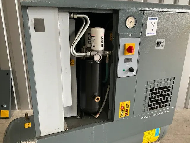 2017 atlas copco gxf 55 ep schroefcompressor - afbeelding 4 van  10