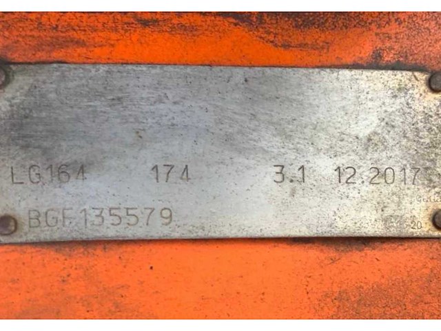 2017 atlas copco lg164 trilplaat - afbeelding 8 van  8