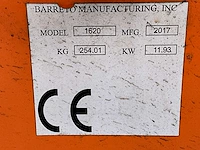 2017 barreto 1620 grondfrees - afbeelding 16 van  23