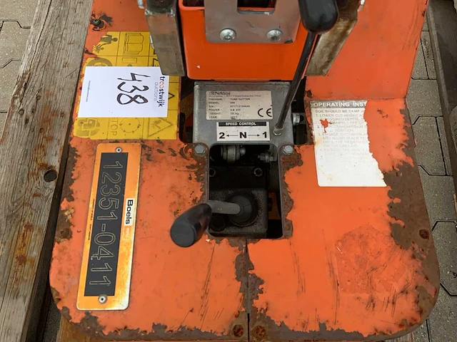 2017 benassi turf cutter 300 graszodensnijder - afbeelding 7 van  9