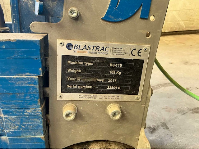 2017 blastrac bs110 tapijtstripper - afbeelding 7 van  13