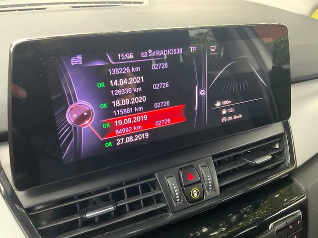 2017 bmw 218i active tourer personenauto - afbeelding 38 van  58