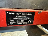 2017 bomar construction 820.450 dgs cnc semi automatische bandzaagmachine met aan-/afvoerbaan - afbeelding 11 van  33