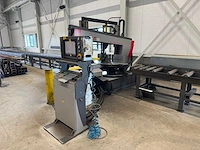 2017 bomar construction 820.450 dgs cnc semi automatische bandzaagmachine met aan-/afvoerbaan - afbeelding 1 van  33