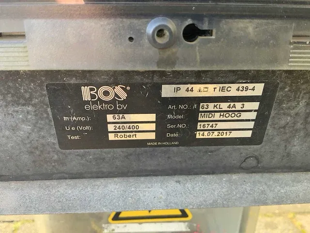 2017 bos elektro midi hoog stroomverdeelkast - afbeelding 6 van  6