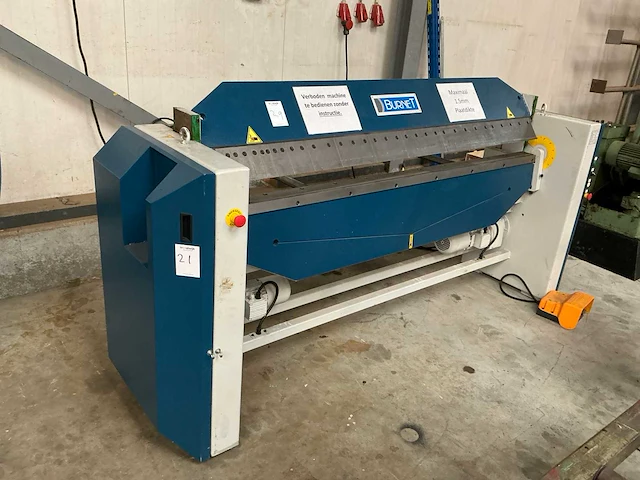 2017 burnet sbm2020x1,5 zetbank - afbeelding 1 van  9