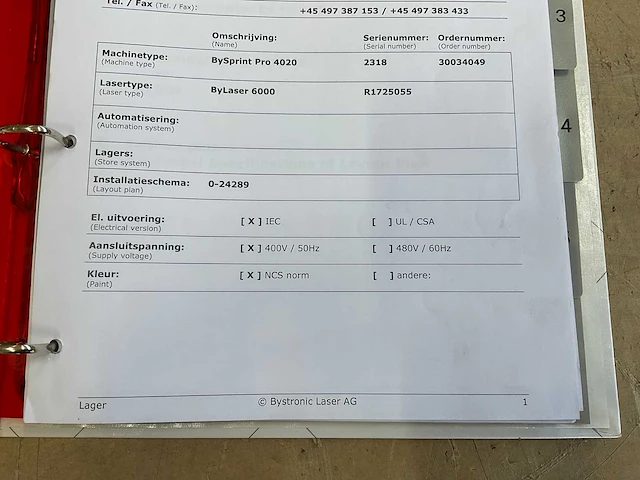 2017 bystronic bysprint pro 4020 lasersnijmachine - afbeelding 36 van  51