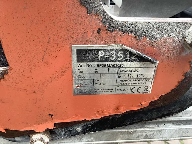 2017 carat p-3512 zaagtafel - afbeelding 3 van  4