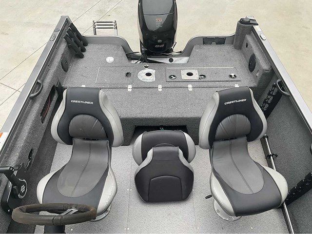 2017 crestliner 1650 fish hawk - afbeelding 9 van  24