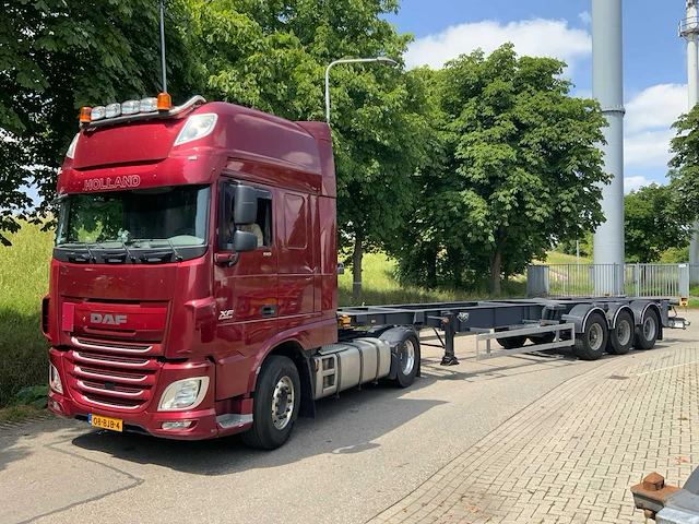 2017 daf xf 510 ft euro6 - vrachtwagen met oplegger - afbeelding 1 van  91