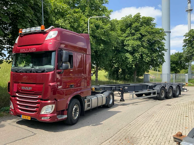 2017 daf xf 510 ft euro6 - vrachtwagen met oplegger - afbeelding 12 van  91