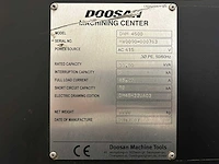 2017 doosan dnm 4500 cnc-bewerkingscentrum - afbeelding 15 van  22