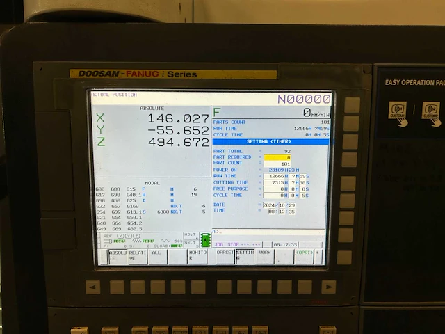 2017 doosan dnm 4500 cnc-bewerkingscentrum - afbeelding 20 van  22