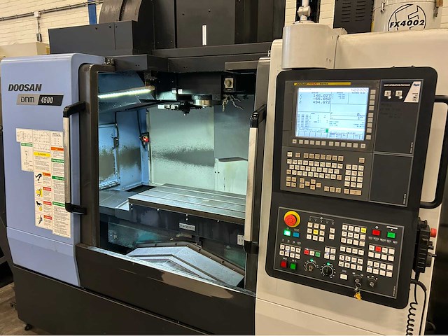 2017 doosan dnm 4500 cnc universeel machinecentrum - afbeelding 16 van  21