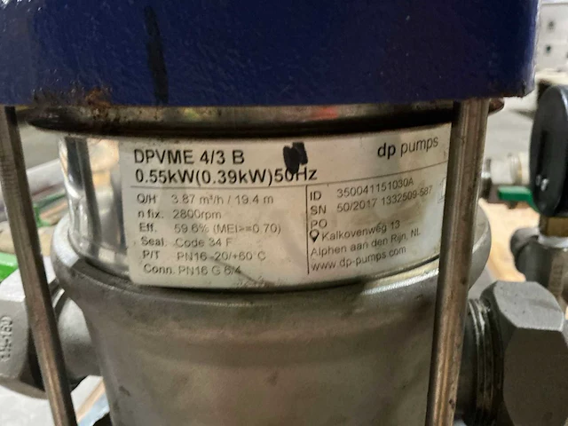 2017 duijvelaar pumps hu2dpvme4/3b hydro unit - afbeelding 2 van  12
