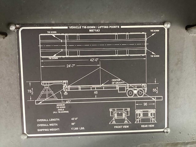 2017 eager beaver m871a3 oplegger - afbeelding 10 van  10