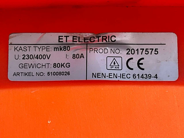 2017 et electric mk80 bouw aansluitkast - afbeelding 4 van  12