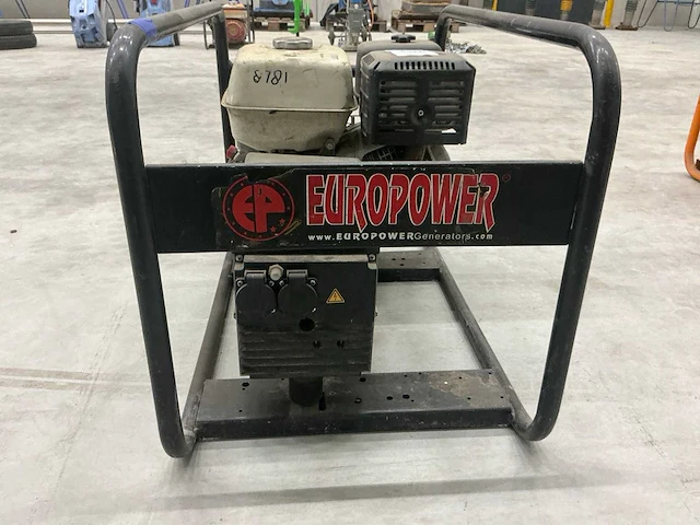 2017 europower ep6000-en1 noodstroomaggregaat - afbeelding 4 van  6