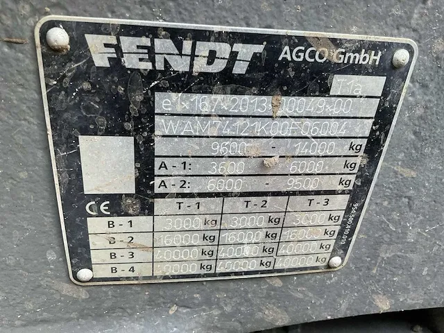 2017 fendt 720 profi s4 vierwielaangedreven landbouwtractor - afbeelding 21 van  28