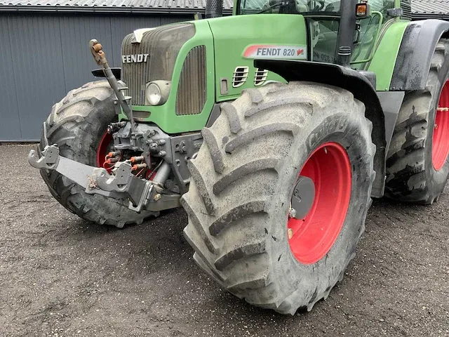 2017 fendt 820 vario tms vierwielaangedreven landbouwtractor - afbeelding 34 van  58