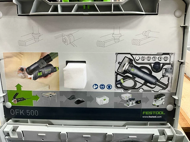 2017 festool ofk 500 q-plus r3 bovenfrees - afbeelding 4 van  7