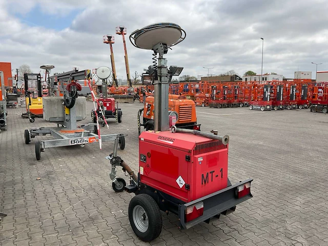 2017 generac mobile products mt1 ufo lichtmast aggregaat aanhangwagen - afbeelding 10 van  16