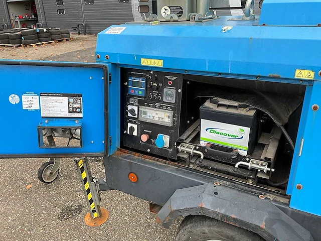 2017 generac vt-hybrid lighttower lichtmast aanhangwagen 77-wr-dr - afbeelding 8 van  21