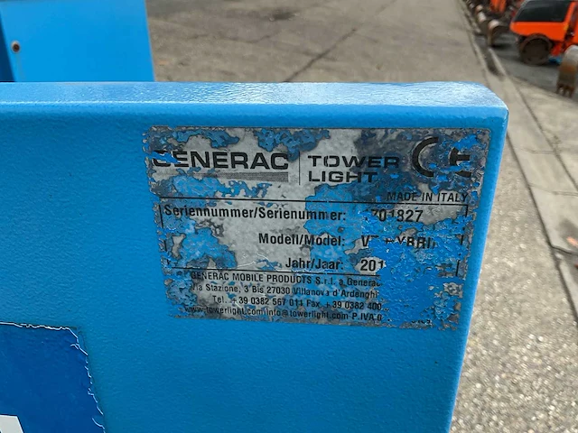 2017 generac vt-hybrid lighttower lichtmast aanhangwagen 79-wr-dr - afbeelding 16 van  23