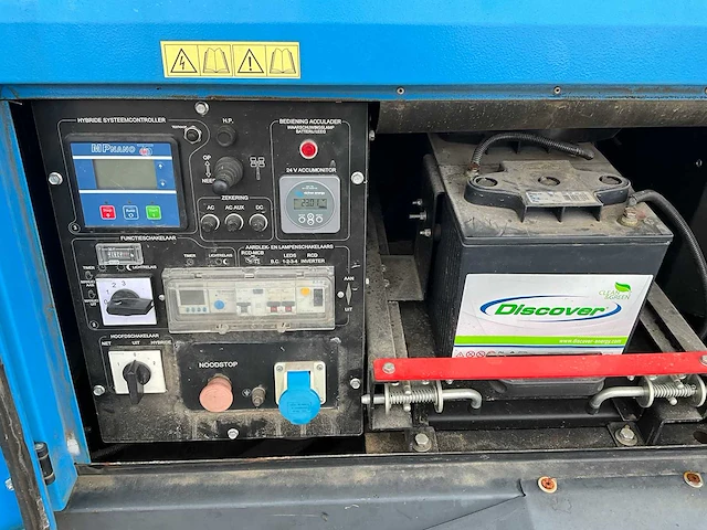 2017 generac vt-hybrid towerlight lichtmast aanhangwagen 72-wr-dr - afbeelding 9 van  23