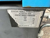 2017 generac vt-hybrid towerlight lichtmast aanhangwagen 72-wr-dr - afbeelding 14 van  23