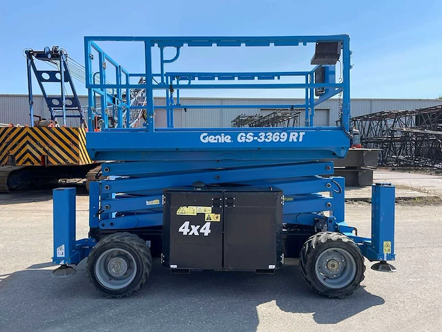 2017 genie 3369 rt 4 x 4 ruwterrein hoogwerker - afbeelding 7 van  14