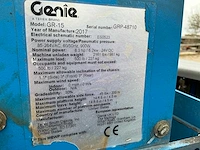 2017 genie gr-15 hoogwerker - afbeelding 5 van  13