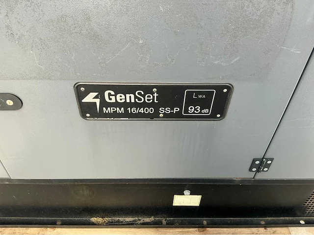 2017 genset mpm 16/400 ss-p stroomgenerator - afbeelding 25 van  25