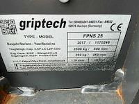 2017 griptech fpns25 verstelbaar vorkenbord met weegcellen - afbeelding 9 van  9