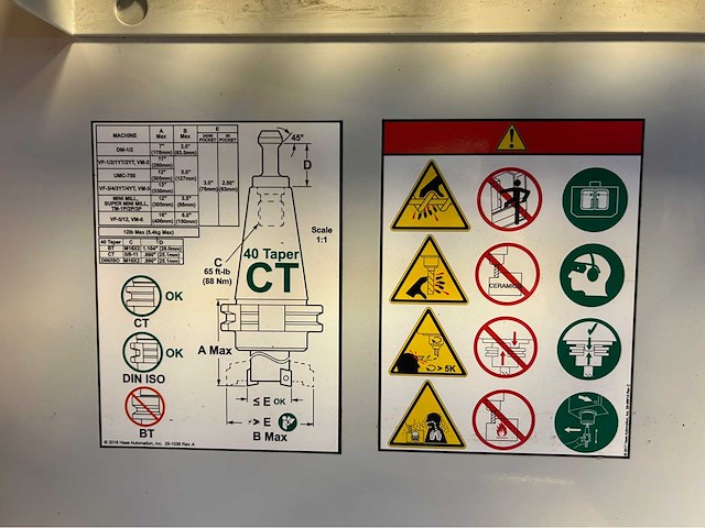2017 haas vf-2 cnc universele machinecentrum - afbeelding 6 van  20