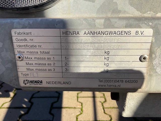 2017 henra de boer tijdelijk bouw dbm schaft aanhangwagen - afbeelding 18 van  25