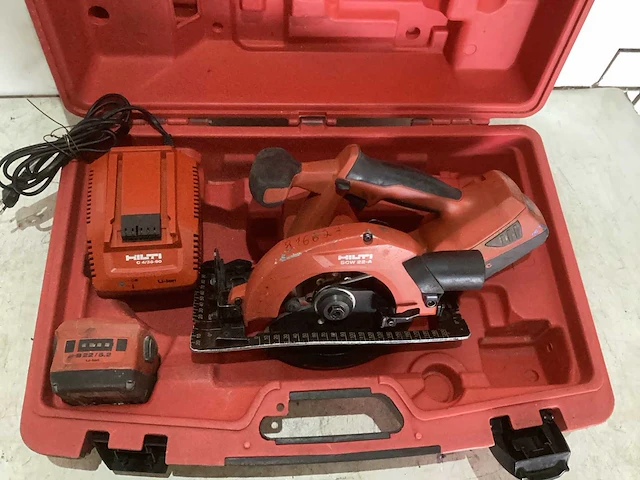 2017 hilti scw 22-a accu cirkelzaag - afbeelding 1 van  1