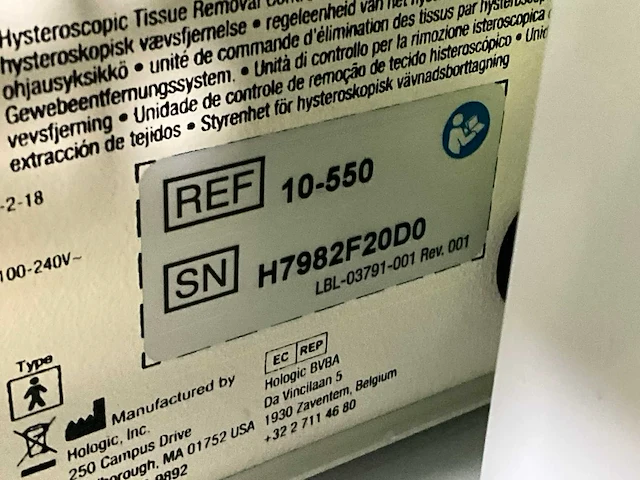 2017 hologic aql-100p vloeistofregelsysteem - afbeelding 8 van  16